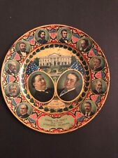 Antique Metal TRAY President Taft and Sherman 1856 - 1908 9.5