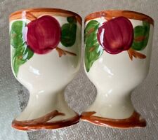 (2) Vintage Franciscan Apple Egg Cups 3.75