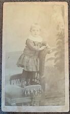 Civil War/Post CW 1860's CDV CHILD PHOTO (from Pennsylvania family album) picture