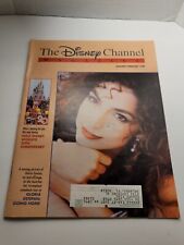 Vintage The Disney Channel Magazine January/February 1992 Gloria Estefan Cover picture