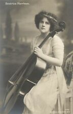 Beatrice Harrison British Cellist RPPC ca 1910 Real Photo Postcard picture