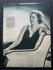 Vintage 1930s Jeanette MacDonald Portrait picture