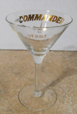 Vintage Aero Commander Martini Cocktail Champagne Glass ~ Airline Travel picture