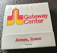 Vintage Matchbook Gateway Center Ames Iowa picture