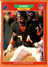 JIM COVERT(CHICAGO BEARS)1989 PRO SET FOOTBALL CARD picture