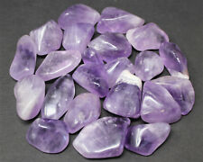 Purple Tumbled Amethyst 2 oz Lot Crystal Healing Reiki Chakra Gemstone picture