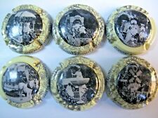 Series of 6 Champagne Capsules SONNET - GILLOT, 13 to 18 Champagne Festival 1921 picture