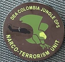 Department of Justice - DEA Vintage Jungle Ops Columbia TacticalB challenge coin picture