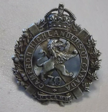 Pre WW1 79th Cameron Highlanders of Canada Collar Badge MM.224 picture