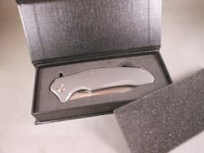 Bastion Braza Ti Titanium Coated SS D2 Frame Lock Folding Pocket Clip Knife picture