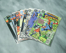 Adventures of Superman #464 LOBO DC comic lot of 9 90's funeral for friend picture