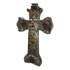 Decorative Cross Wall Hanging Christian Religious Vintage Celtic Goth Home Decor picture