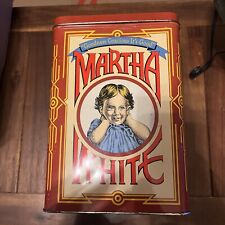 Martha White Vintage Collectible Tin Canister 
