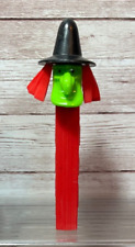 Vintage WITCH Pez Dispenser No Feet Austria  Green Face Red Hair & Body picture