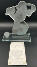 Vintage Disney Golfer Minnie Mouse Crystal Sculpture Limited 14/1000 Izaz Studio picture