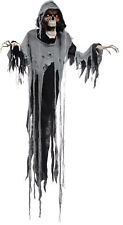 Hanging Reaper 6 Ft Animated Talking Halloween Decoration Prop Haunted House picture