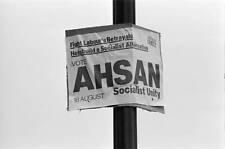 Socialist Unity Party Raghib Ahsan Campaign poster 1977 Old Photo 2 picture