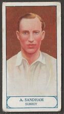TUCKETTS SWEETS-PHOTOS OF CRICKETERS 1925-#11- CRICKET - SURREY - SANDHAM picture