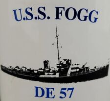 U.S.S. FOGG DE 57 Coffee Mug Cup Buckley-class Destroyer Escort Navy Ship  picture