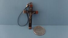 Jesus Christ on the Cross Crucifix Pendant Medal Christian Catholic Rosary picture