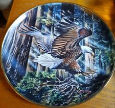Vintage Franklin Mint Freedom's Flight Plate Limited Edition HF 8331 Bald Eagle picture