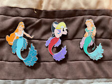Disney Fantasy pin lot of 3 - mermaid princesses picture