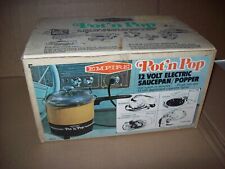 vintage 1978 Empire metal ware corp Pot N Pop portable 12 Volt Saucepan Popper picture