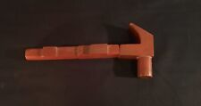Native American Carved Hammer shaped Pipe c1900 Catlinite Pipestone/Stem Pipe picture