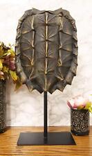 Ebros Large Alligator Snapping Turtle Shell Sculpture On Metal Mount 20.5