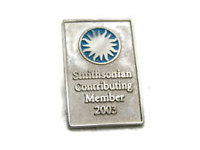 Smithsonian Contributing Member 2003 Pin Silver Tone picture