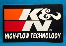 K & N  High-Flow Technology  5”x8”  Metal Sign  w/adhesive backing picture