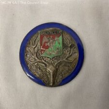 Vintage Bruxelles Brussels Car Badge Made In Belgium picture