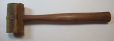 4.9  ounce  rolled rawhide mallet, 1-1/2'' dia. x 2-1/2'' x  9-1/4'' long, picture