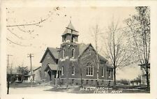 Ithaca Michigan~United Methodist Episcopal & Neighborhood~RPPC 1929 picture