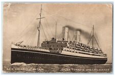 1924 GPS Empress Britain Gross Oil Burner New York NY Vintage Antique Postcard picture