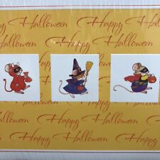 American Greetings Mouse Halloween Cards Vintage Early 2000s New In Pack 8 Cards picture