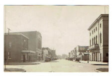 RPPC Grinnel Iowa IA. Main Street 1921 Garage & Monument Co. picture