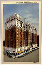 Skirvin Hotel, Oklahoma City, OK Vintage Linen Postcard picture