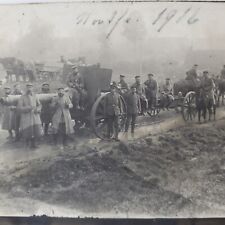 Original WW1 German Artillery troops horses soldiers Prussian original Unposted picture