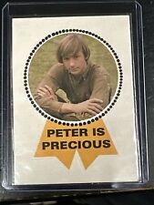 Vintage 1967 Donruss Monkees Badge Sticker Card Rare “N-Mnt” Peter Is Precious picture