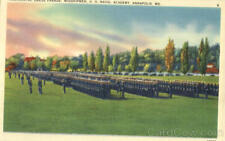 Annapolis,MD Midshipmen on Dress Parade Anne Arundel County Maryland Postcard picture