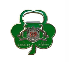 Fighting 69th New York Infantry Clover Bottle Opener 2.5” Challenge Coin Diecast picture