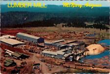 McNary, AZ Arizona LUMBER MILL Southwest Forest Industries  4X6 Logging Postcard picture