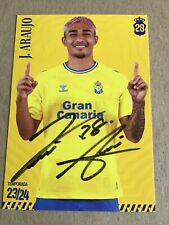 Julian Araujo, Mexico 🇲🇽 UD Las Palmas 2023/24 hand signed picture