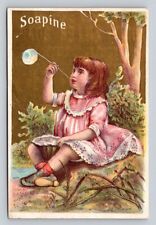 Soapine Kendall Manufacturing Girl Blowing Bubbles  P422 picture