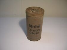 Vintage 1940s Socony-Vacuum Oil Mobil Lustre Cloth Can  picture
