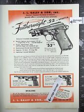 1951 Featherweight model 948 Olympic Beretta 380 gun pistol advertisement picture