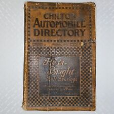 CHILTON Automobile Directory January 1919 Car Parts Reference picture