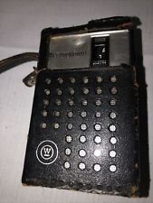 Vintage Transistor  Radio Preowned  Model 902 P6/new Battery Works Westinghouse picture