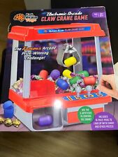 New in Box Electronic Arcade Claw Crane Game 6 Plastic Capsules & 10 Prize Pods picture